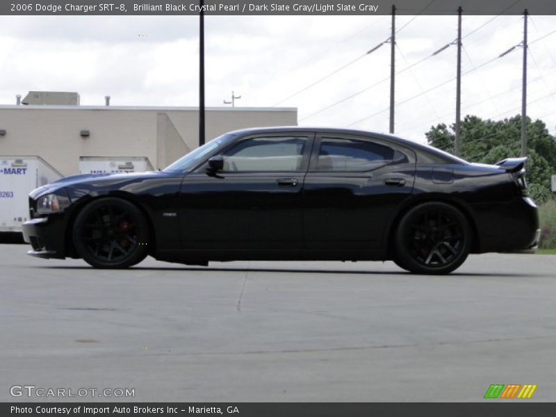 Brilliant Black Crystal Pearl / Dark Slate Gray/Light Slate Gray 2006 Dodge Charger SRT-8