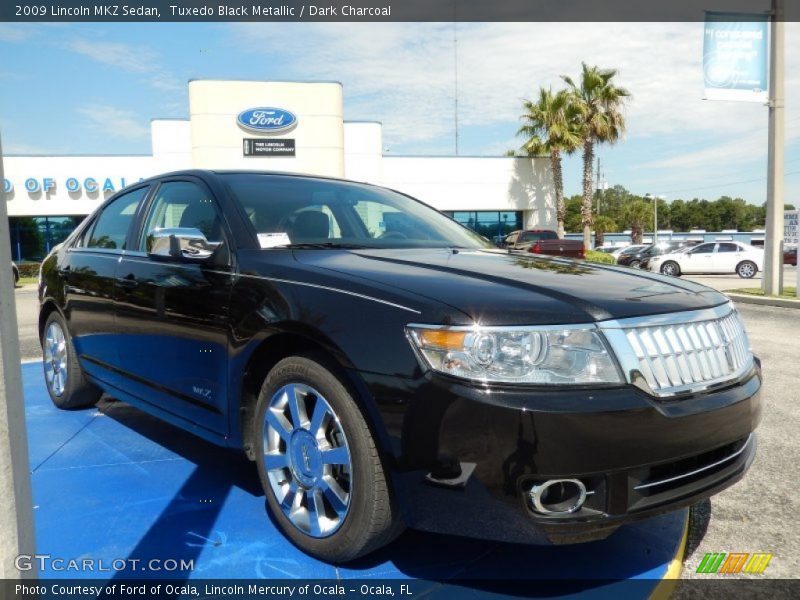 Tuxedo Black Metallic / Dark Charcoal 2009 Lincoln MKZ Sedan