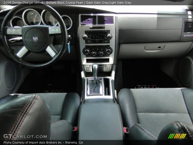 Brilliant Black Crystal Pearl / Dark Slate Gray/Light Slate Gray 2006 Dodge Charger SRT-8