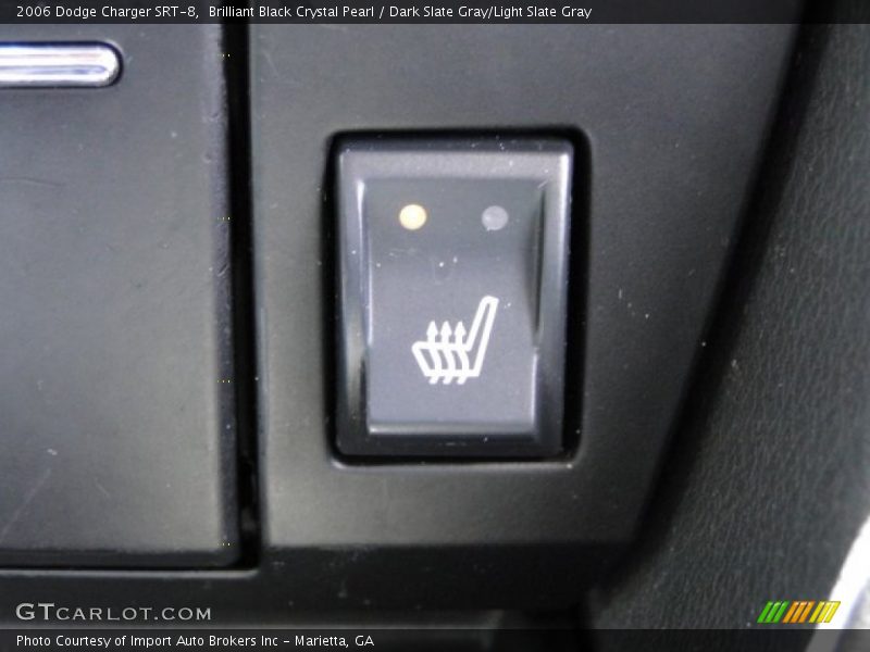 Brilliant Black Crystal Pearl / Dark Slate Gray/Light Slate Gray 2006 Dodge Charger SRT-8