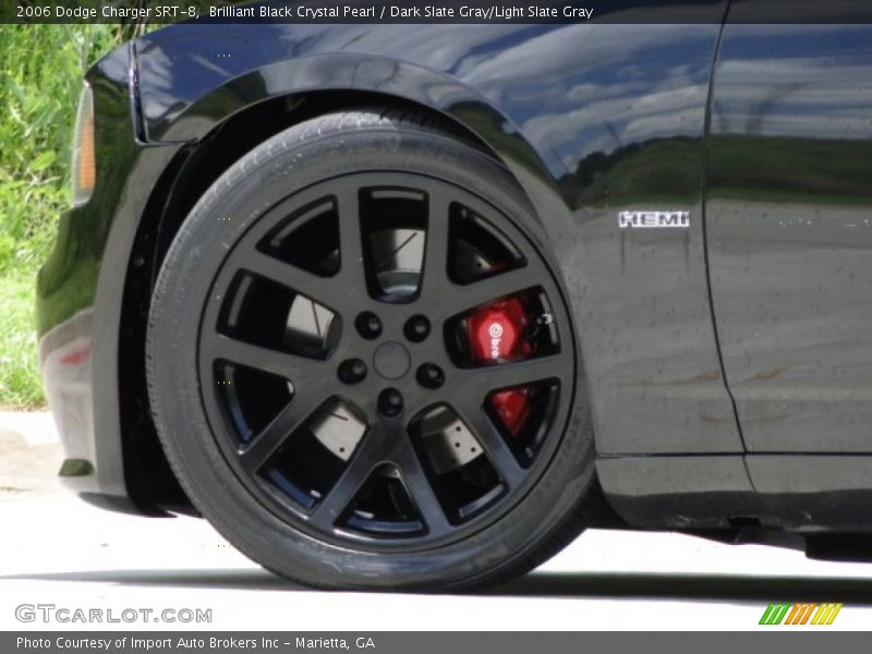 Brilliant Black Crystal Pearl / Dark Slate Gray/Light Slate Gray 2006 Dodge Charger SRT-8