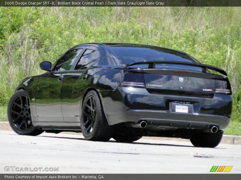 Brilliant Black Crystal Pearl / Dark Slate Gray/Light Slate Gray 2006 Dodge Charger SRT-8