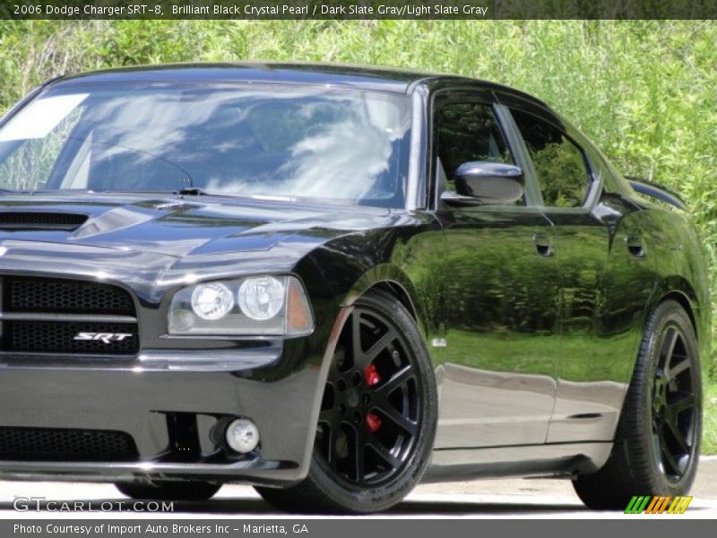 Brilliant Black Crystal Pearl / Dark Slate Gray/Light Slate Gray 2006 Dodge Charger SRT-8