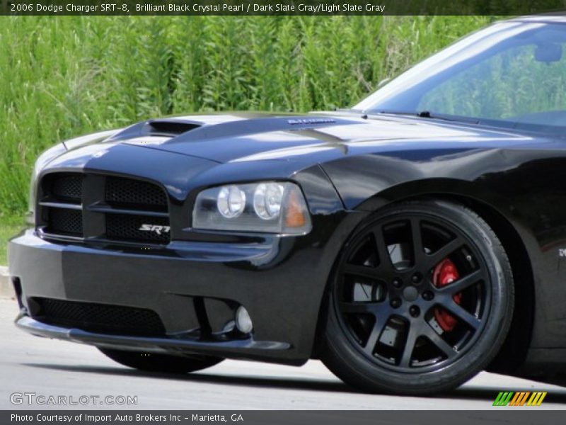 Brilliant Black Crystal Pearl / Dark Slate Gray/Light Slate Gray 2006 Dodge Charger SRT-8