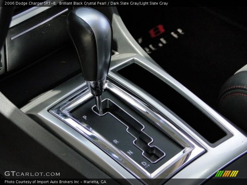 Brilliant Black Crystal Pearl / Dark Slate Gray/Light Slate Gray 2006 Dodge Charger SRT-8