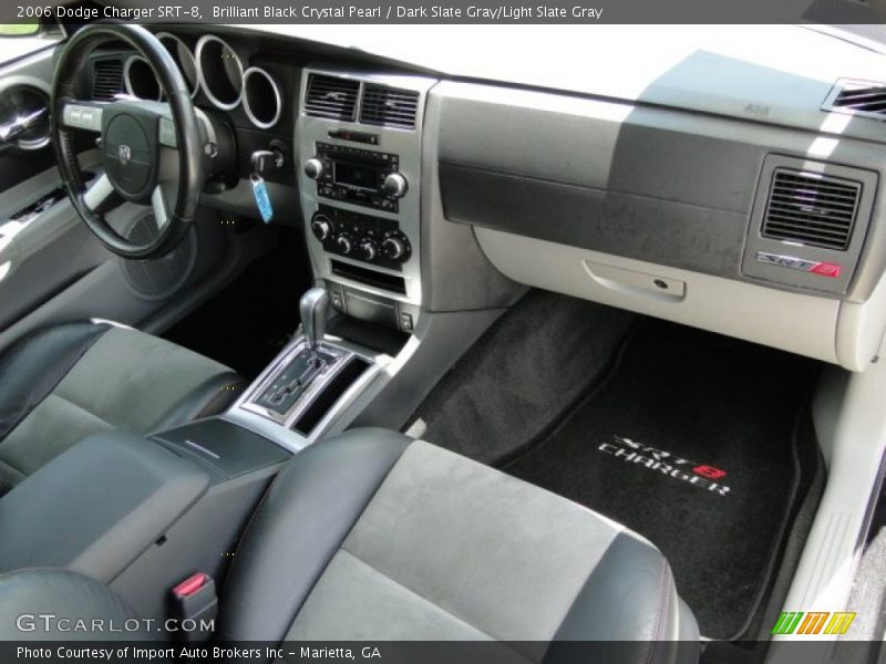 Brilliant Black Crystal Pearl / Dark Slate Gray/Light Slate Gray 2006 Dodge Charger SRT-8