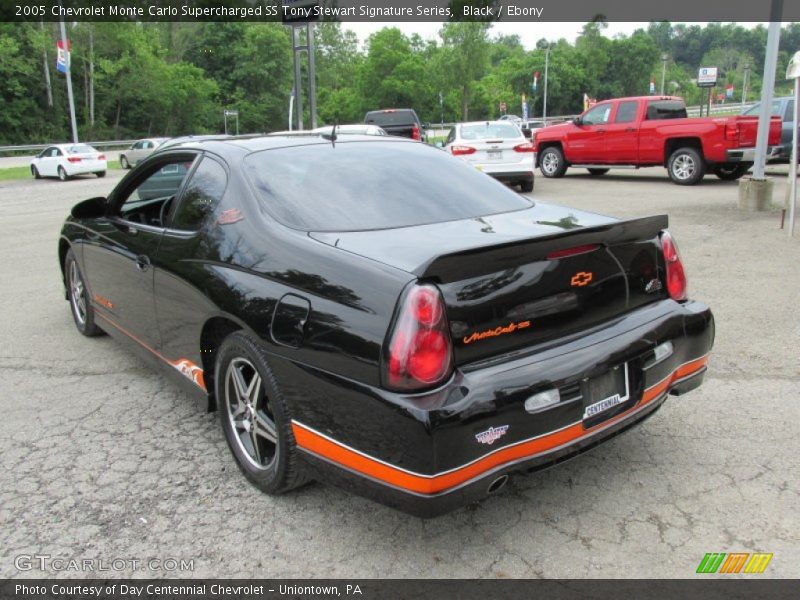 Black / Ebony 2005 Chevrolet Monte Carlo Supercharged SS Tony Stewart Signature Series