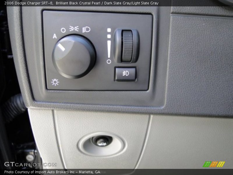 Brilliant Black Crystal Pearl / Dark Slate Gray/Light Slate Gray 2006 Dodge Charger SRT-8