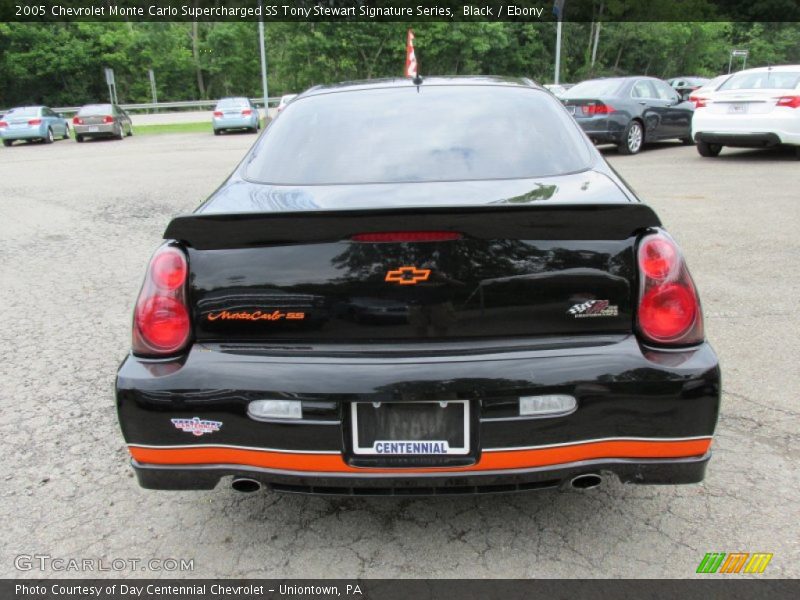 Black / Ebony 2005 Chevrolet Monte Carlo Supercharged SS Tony Stewart Signature Series