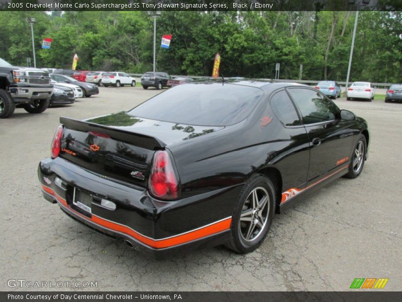 Black / Ebony 2005 Chevrolet Monte Carlo Supercharged SS Tony Stewart Signature Series