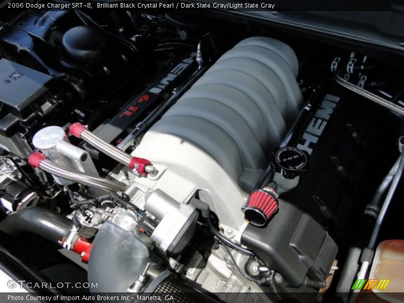 Brilliant Black Crystal Pearl / Dark Slate Gray/Light Slate Gray 2006 Dodge Charger SRT-8