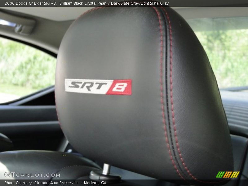 Brilliant Black Crystal Pearl / Dark Slate Gray/Light Slate Gray 2006 Dodge Charger SRT-8