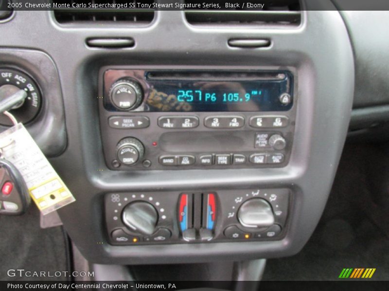 Controls of 2005 Monte Carlo Supercharged SS Tony Stewart Signature Series