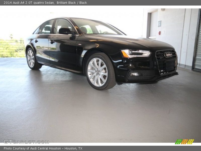 Brilliant Black / Black 2014 Audi A4 2.0T quattro Sedan