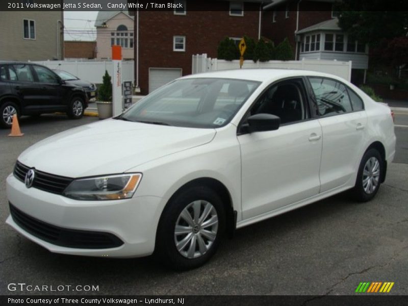 Candy White / Titan Black 2011 Volkswagen Jetta S Sedan