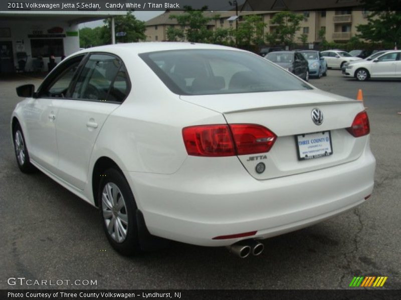 Candy White / Titan Black 2011 Volkswagen Jetta S Sedan