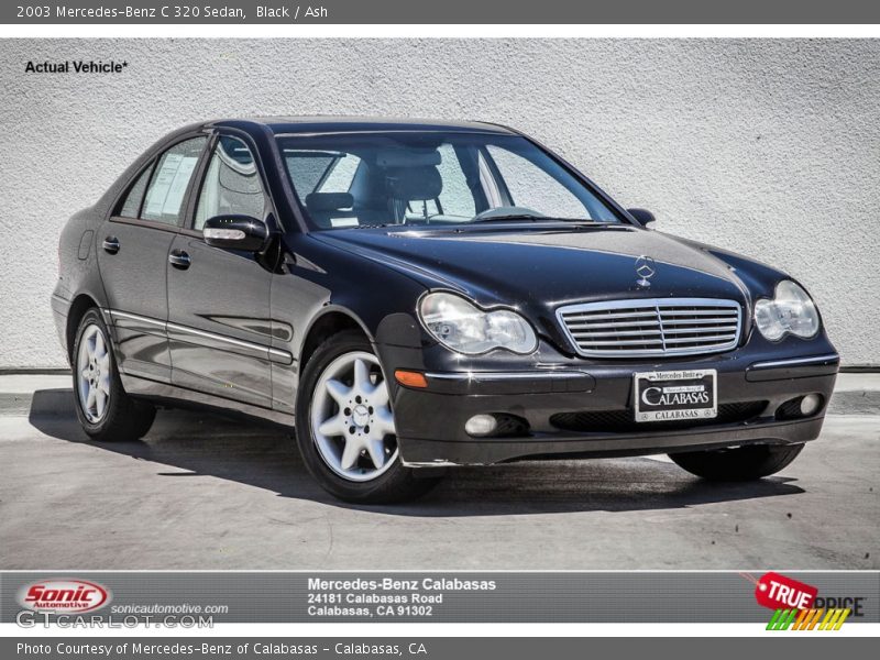 Black / Ash 2003 Mercedes-Benz C 320 Sedan