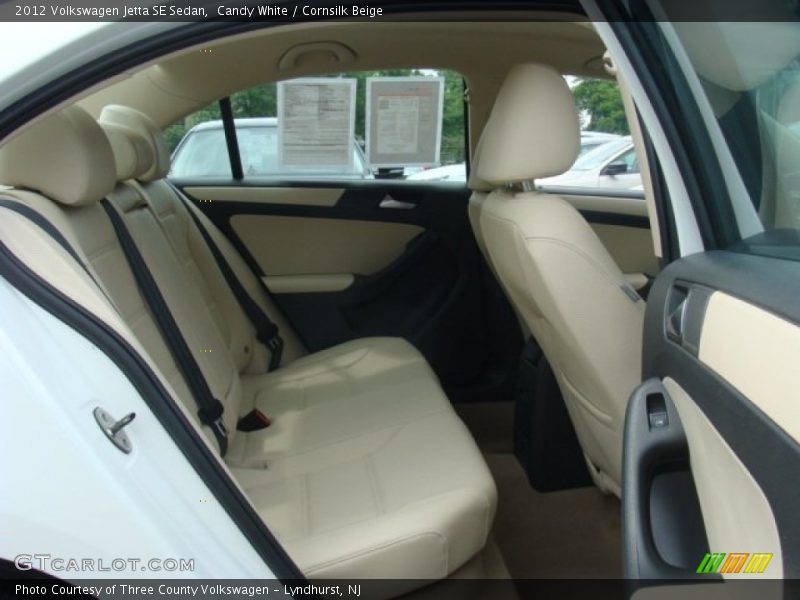 Candy White / Cornsilk Beige 2012 Volkswagen Jetta SE Sedan