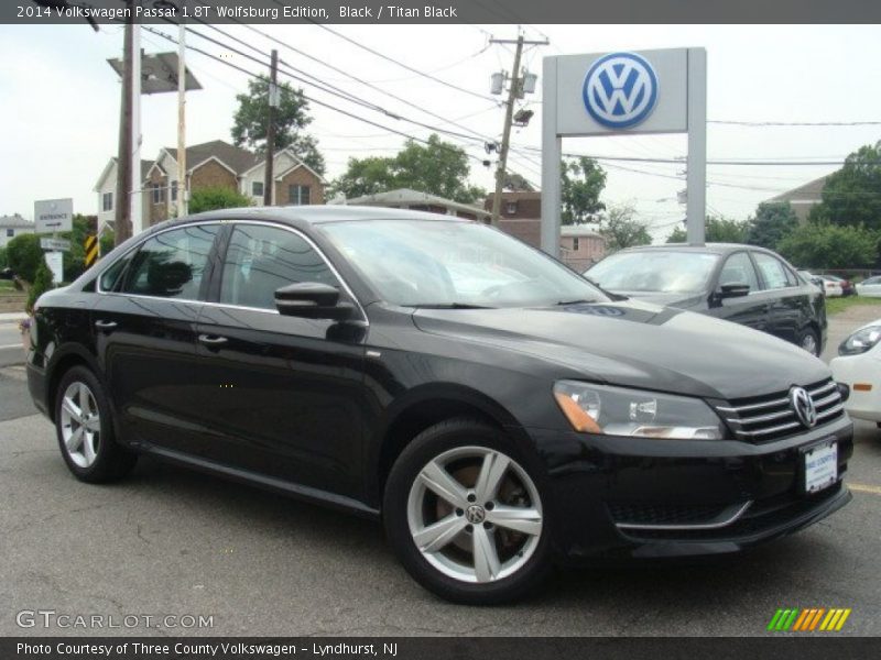 Black / Titan Black 2014 Volkswagen Passat 1.8T Wolfsburg Edition
