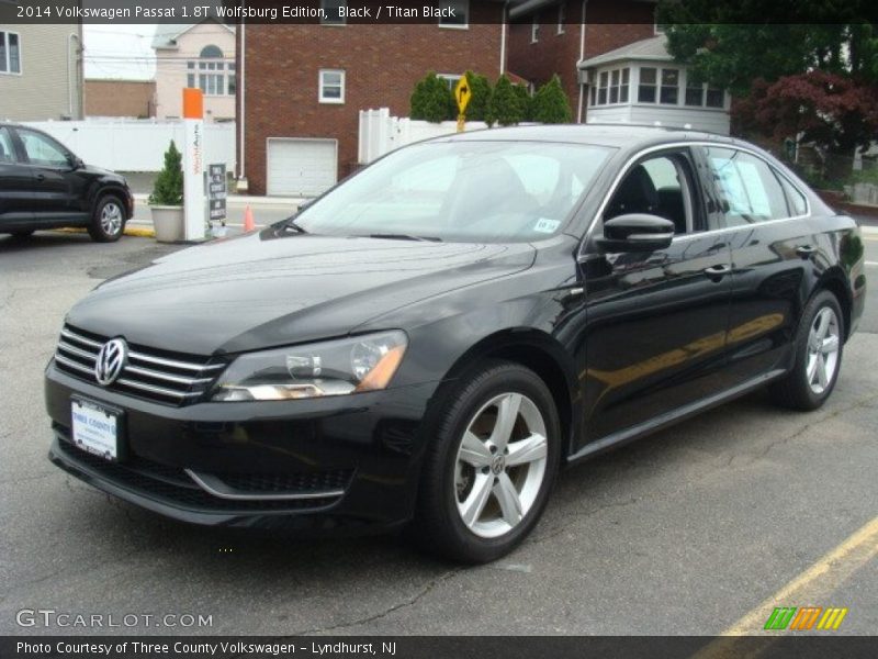 Black / Titan Black 2014 Volkswagen Passat 1.8T Wolfsburg Edition
