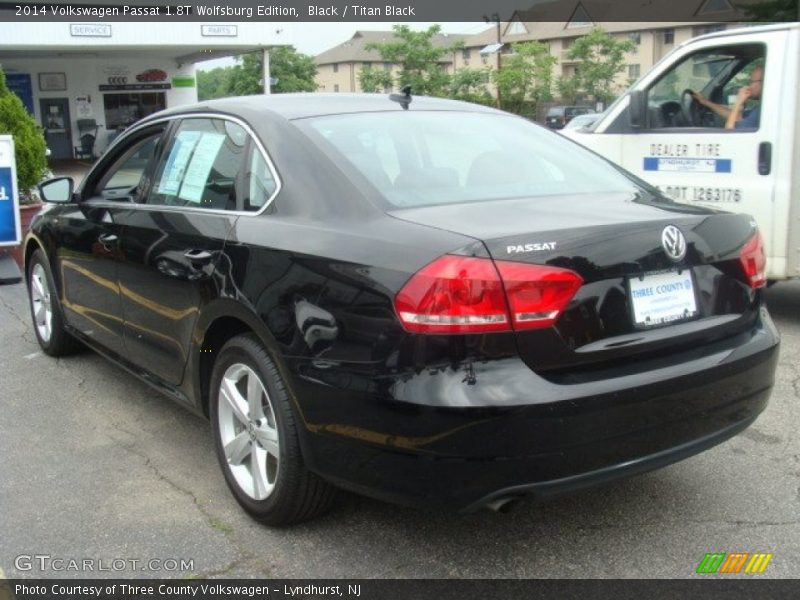 Black / Titan Black 2014 Volkswagen Passat 1.8T Wolfsburg Edition