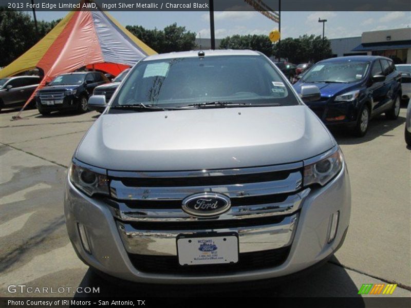 Ingot Silver Metallic / Charcoal Black 2013 Ford Edge Limited AWD