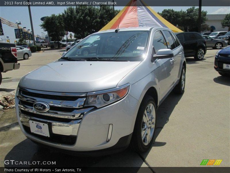 Ingot Silver Metallic / Charcoal Black 2013 Ford Edge Limited AWD