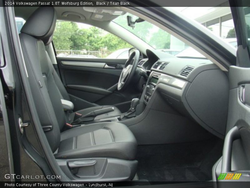 Black / Titan Black 2014 Volkswagen Passat 1.8T Wolfsburg Edition