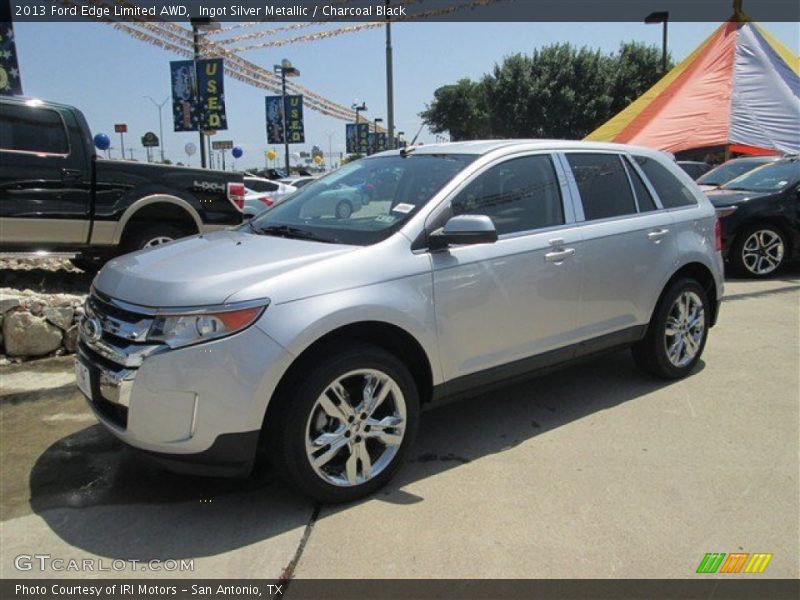 Ingot Silver Metallic / Charcoal Black 2013 Ford Edge Limited AWD