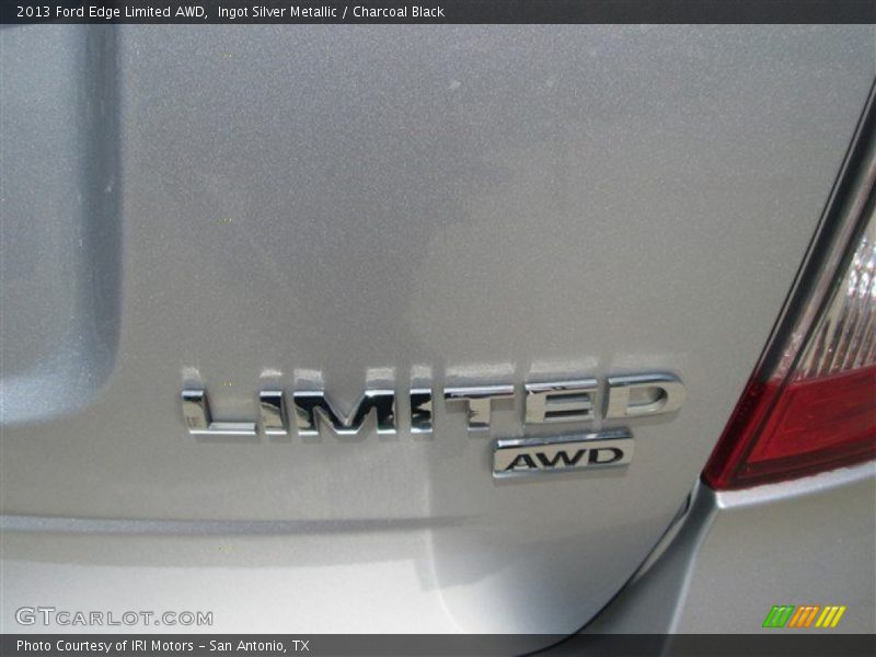 Ingot Silver Metallic / Charcoal Black 2013 Ford Edge Limited AWD