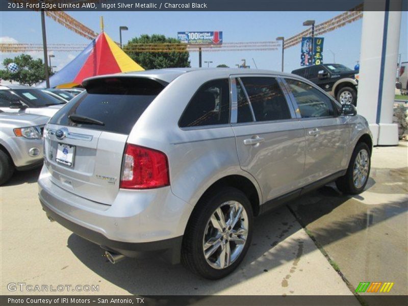 Ingot Silver Metallic / Charcoal Black 2013 Ford Edge Limited AWD