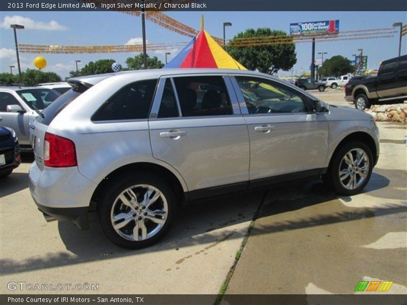 Ingot Silver Metallic / Charcoal Black 2013 Ford Edge Limited AWD