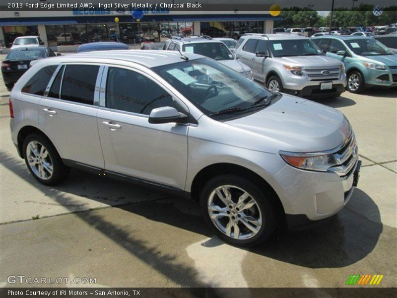 Ingot Silver Metallic / Charcoal Black 2013 Ford Edge Limited AWD