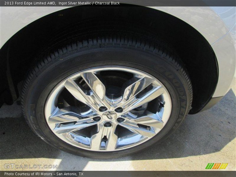 Ingot Silver Metallic / Charcoal Black 2013 Ford Edge Limited AWD