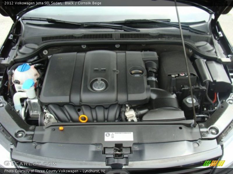 Black / Cornsilk Beige 2012 Volkswagen Jetta SEL Sedan