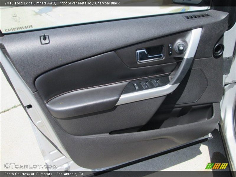 Ingot Silver Metallic / Charcoal Black 2013 Ford Edge Limited AWD