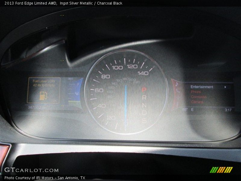 Ingot Silver Metallic / Charcoal Black 2013 Ford Edge Limited AWD