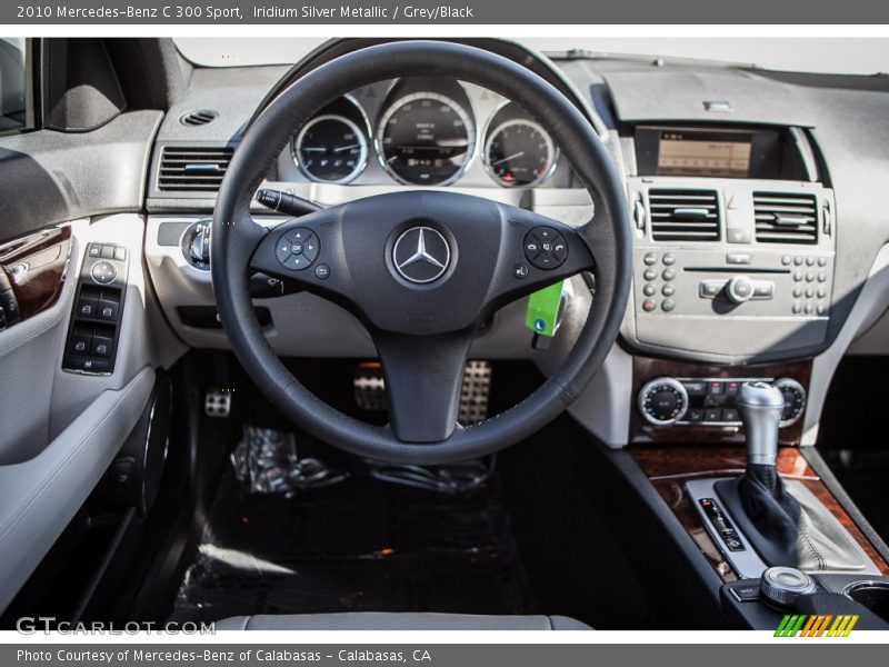 Iridium Silver Metallic / Grey/Black 2010 Mercedes-Benz C 300 Sport