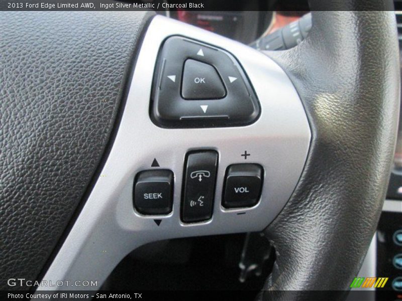 Ingot Silver Metallic / Charcoal Black 2013 Ford Edge Limited AWD