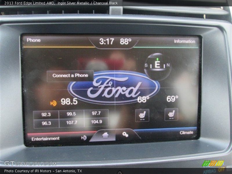 Ingot Silver Metallic / Charcoal Black 2013 Ford Edge Limited AWD