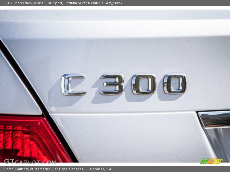 Iridium Silver Metallic / Grey/Black 2010 Mercedes-Benz C 300 Sport