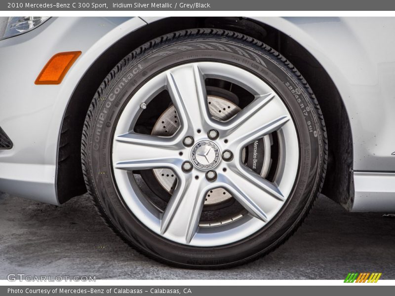 Iridium Silver Metallic / Grey/Black 2010 Mercedes-Benz C 300 Sport