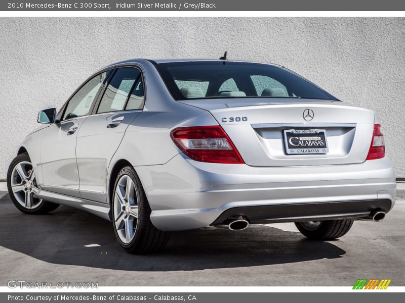 Iridium Silver Metallic / Grey/Black 2010 Mercedes-Benz C 300 Sport