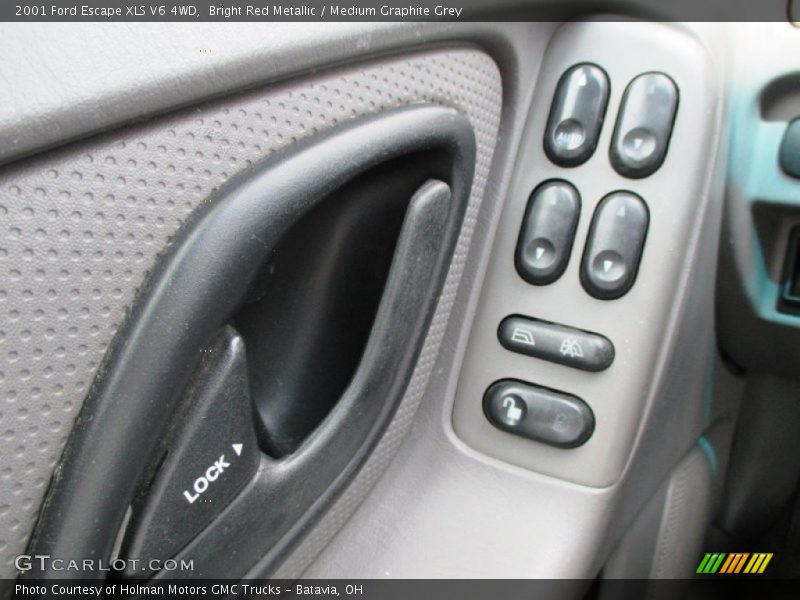 Bright Red Metallic / Medium Graphite Grey 2001 Ford Escape XLS V6 4WD