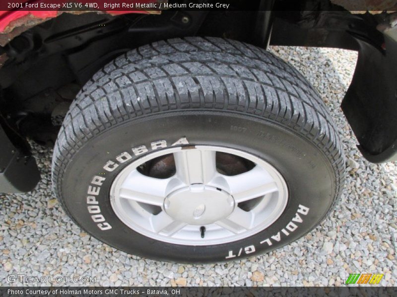 Bright Red Metallic / Medium Graphite Grey 2001 Ford Escape XLS V6 4WD