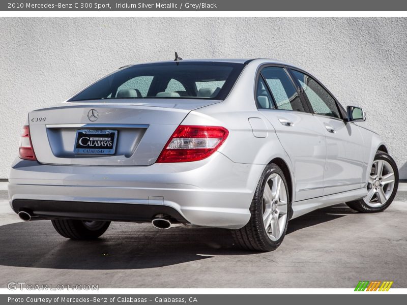 Iridium Silver Metallic / Grey/Black 2010 Mercedes-Benz C 300 Sport