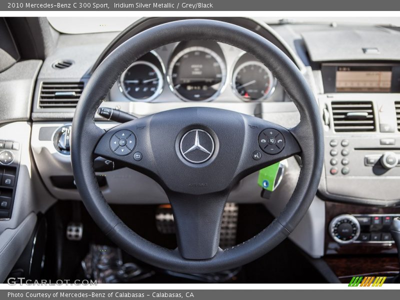 Iridium Silver Metallic / Grey/Black 2010 Mercedes-Benz C 300 Sport