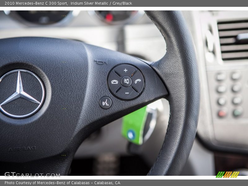 Iridium Silver Metallic / Grey/Black 2010 Mercedes-Benz C 300 Sport