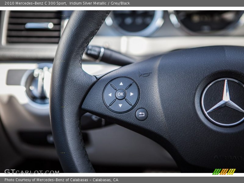 Iridium Silver Metallic / Grey/Black 2010 Mercedes-Benz C 300 Sport