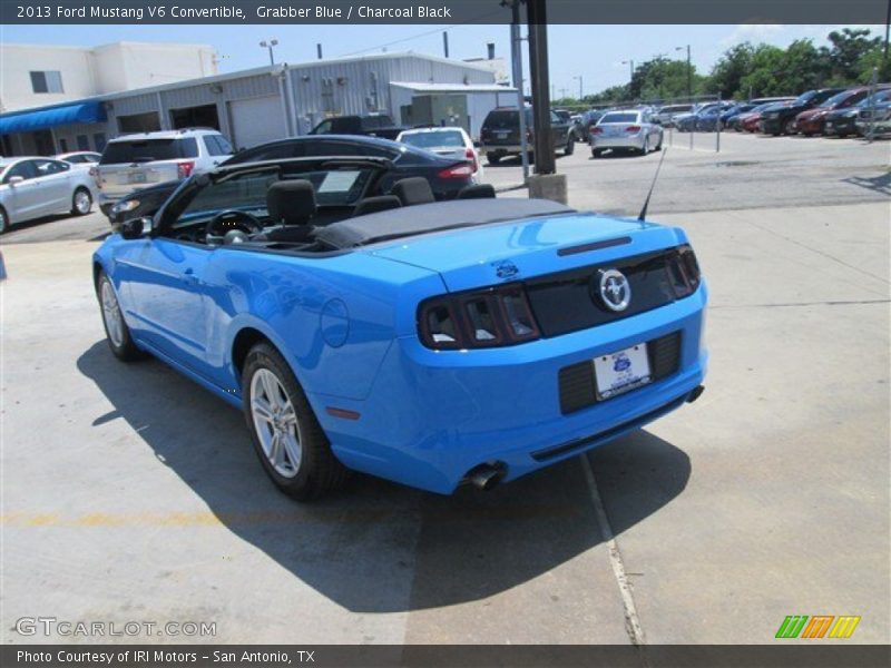 Grabber Blue / Charcoal Black 2013 Ford Mustang V6 Convertible